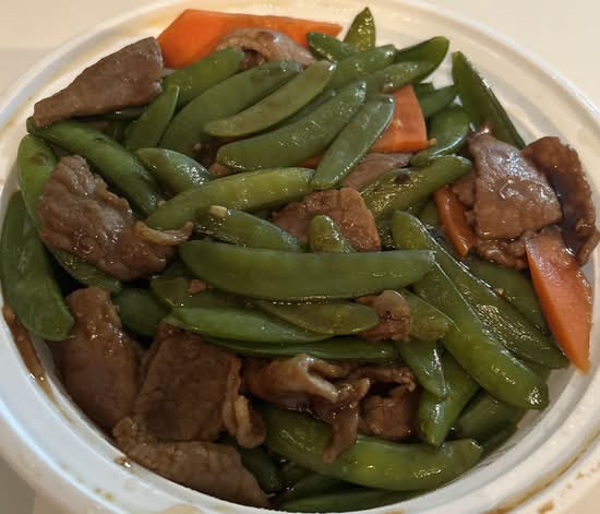 91. Sliced Beef with Snow Pea 雪豆牛肉